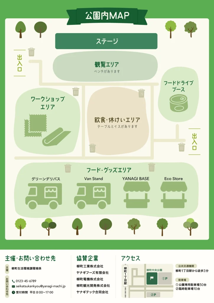やなぎまちグリーンアクション裏